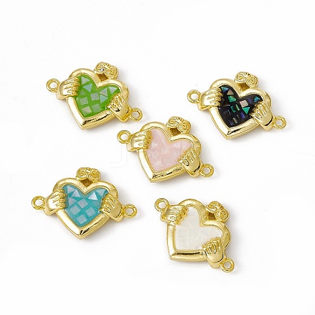 Natural Shell Connector Charms KK-M234-06G-1