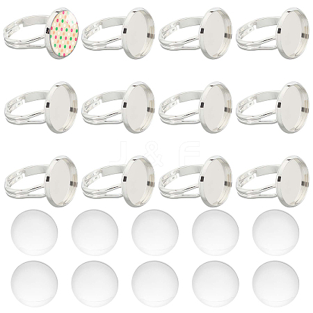 DIY Finger Rings Making Kits DIY-SC0020-61-1