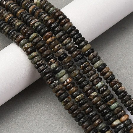 Natural Biotite Jade Beads Strands G-L624-H09-6x2mm-1