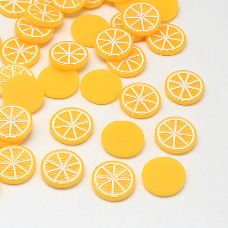 Pomelo Resin Decoden Cabochons X-CRES-R183-15A-1