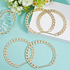 4Pcs Alloy Curb Chain Bag Handles FIND-BBC0004-22-3