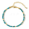 Bohemian Style Faceted Round Natural Apatite Bead Bracelets Women's Fashion Jewelry LW5248-6-1