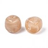 Opaque Acrylic Beads X-OACR-ZX006-33B-2