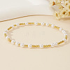 Minimalist Brass Bead Bracelets RW8565-2