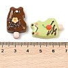 Opaque Resin Imitation Food Decoden Cabochons CRES-I034-06-3