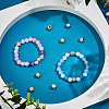 10Pcs 2 Colors Brass Micro Pave Cubic Zirconia Beads ZIRC-BBC0003-21A-3