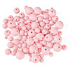 100Pcs 5 Styles Opaque Acrylic Beads MACR-TADJ0001-12G-3