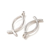 Religious Jewelry Tibetan Style Alloy Jesus Fish/Christian Ichthys Ichthus Pendants LS-TIBEP-3498-P-RS-2