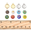 16Pcs 4 Styles Stainless Steel Pendant Cabochon Settings STAS-FS0001-79-5