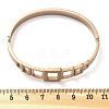 Ion Plating(IP) 304 Stainless Steel Hinged Bangles for Women BJEW-A011-17RG-5