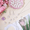 40Pcs 2 Style Shell Pearl Pendants PALLOY-CA00028-5