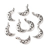 Tibetan Style Alloy Pendants X-TIBEP-S299-27AS-RS-3