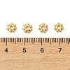 SHEGRACE Brass Spacer Beads XGRQ1H712-334G-3