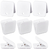 Square Acrylic Self-Adhesive Hanging Spring Clips AJEW-WH20011-56C-1
