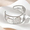 304 Stainless Steel Cuff Bangles for Women BJEW-Z096-04P-3