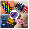 800Pcs Opaque Plastic Beads KY-SP0001-47D-5