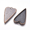 Tibetan Style Alloy Big Pendant Cabochon Settings LS-RLF11251Y-NF-2
