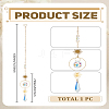 1Pc Glass Pendant Decorations HJEW-LP0002-64-2