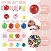 300Pcs 3 Styles Round Natural Wood Beads WOOD-TA0003-04-4