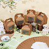 20Pcs Rectangle Kraft Paper Desserts Packing Tote Boxes CON-OC0001-84-4