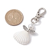 Angel Spiral Shell Pendant Decooration HJEW-JM01964-5