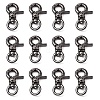 Zinc Alloy Swivel Lobster Claw Clasps PALLOY-WH0006-02A-1