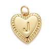 Rack Plating Real 18K Gold Plated Brass Pendants KK-E260-01G-J-1