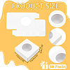Blank Cardboard Paper Handmade Soap Packaging Boxes with Round Visible Window CON-WH0086-178B-2