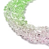 Transparent Glass Bead Strands GLAA-H023-0M-4