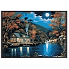 House in the Dark DIY Scenery Diamond Painting Kit PW-WG921D2-01-4