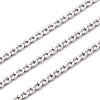 304 Stainless Steel Cuban Link Chains CHS-M003-13P-B-1