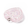 Transparent Resin Pendants RESI-C029-01B-3