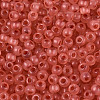 6/0 Transparent Inside Colours Glass Seed Beads SEED-N008-08K-3