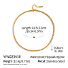 3.5MM 304 Stainless Steel Twisted Chain Necklaces for Women KJ9956-1-2