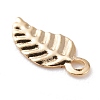 Brass Charms X-KK-Y003-11G-4