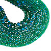 11 Strands 11 Styles Electroplate Glass Beads Strands EGLA-TA0003-01A-3