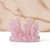 Natural Rose Quartz Crystal Cluster Shape Home Decoration PW-WG57F79-03-1