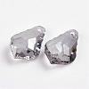 Faceted K9 Glass Charms EGLA-P026-D02-2