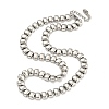 Non-Tarnish 304 Stainless Steel Rectangle Link Chain Necklaces NJEW-S431-02P-1