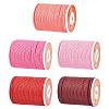 5 Rolls 5 Colors Round Waxed Polyester Cord YC-FS0001-02E-2