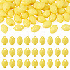 50Pcs Opaque Acrylic Beads SACR-TADJ0001-01A-1