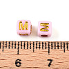 Plating Acrylic Beads OACR-N140-01D-M-3