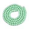 Opaque Solid Color Imitation Jade Glass Beads Strands LS-EGLA-A044-P4mm-D14-3