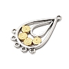 Ion Plating(IP) 304 Stainless Steel Chandelier Component Links STAS-Q350-03GP-2