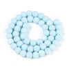 Frosted Opaque Glass Beads Strands LS-GLAA-T032-P8mm-MBB10-2