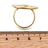 304 Stainless Steel Enamel Cuff Open Rings SA-CBA369F-04G-05-5