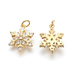 Brass Micro Pave Cubic Zirconia Pendants LS-KK-F774-10G-NR-2