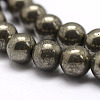 Natural Pyrite Beads Strands G-D391-01-2