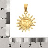 Ion Plating(IP) 304 Stainless Steel Pendants X-STAS-D112-06G-3