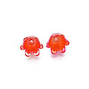 6-Petal Imitation Jelly Acrylic Bead Caps JACR-T002-02E-3
